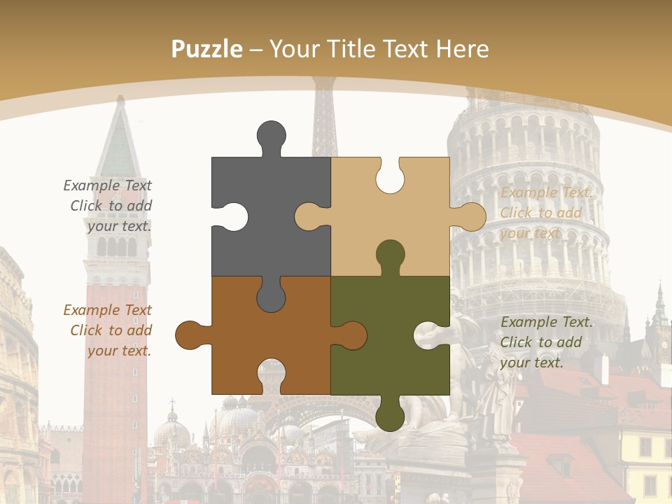 France Old Building PowerPoint Template