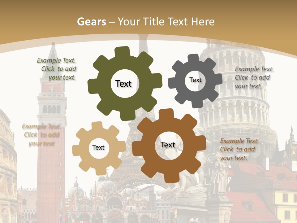 France Old Building PowerPoint Template