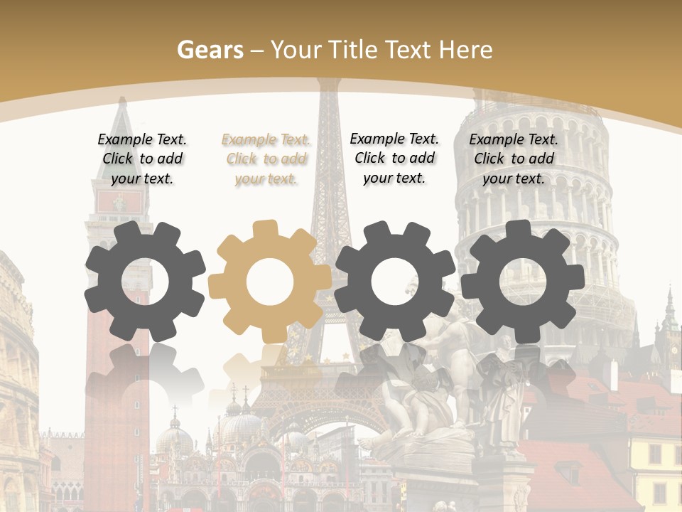 France Old Building PowerPoint Template