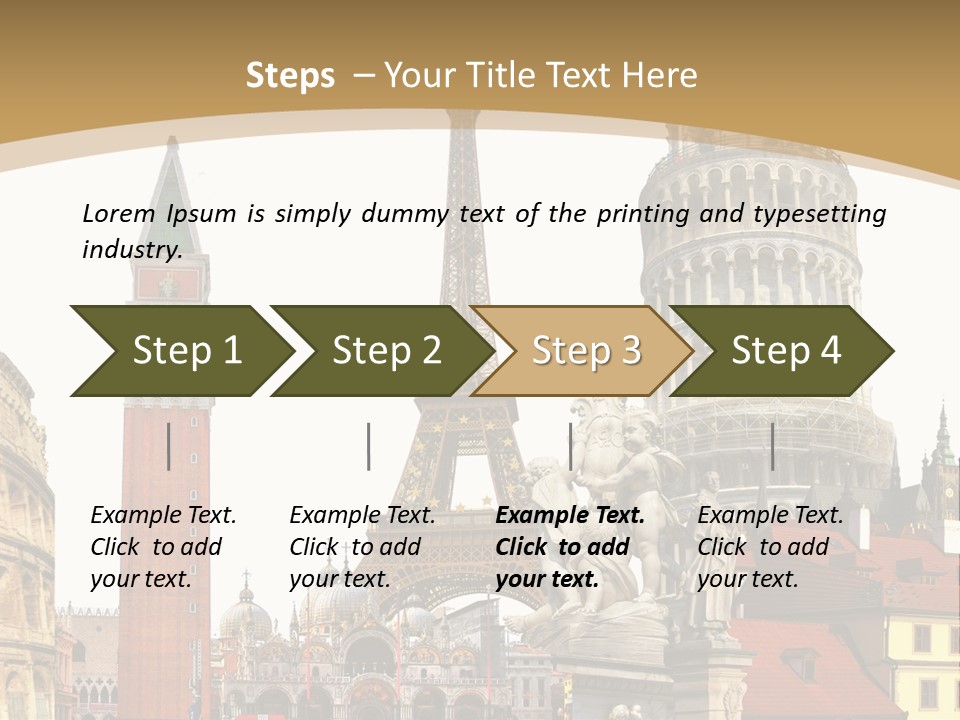 France Old Building PowerPoint Template