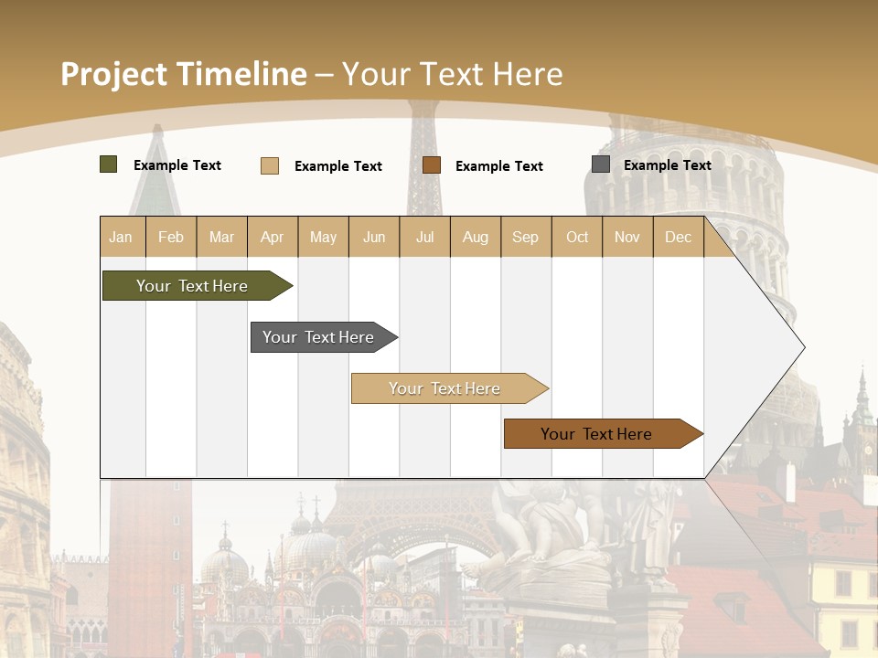 France Old Building PowerPoint Template