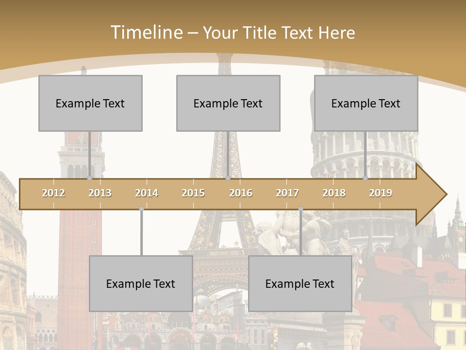 France Old Building PowerPoint Template