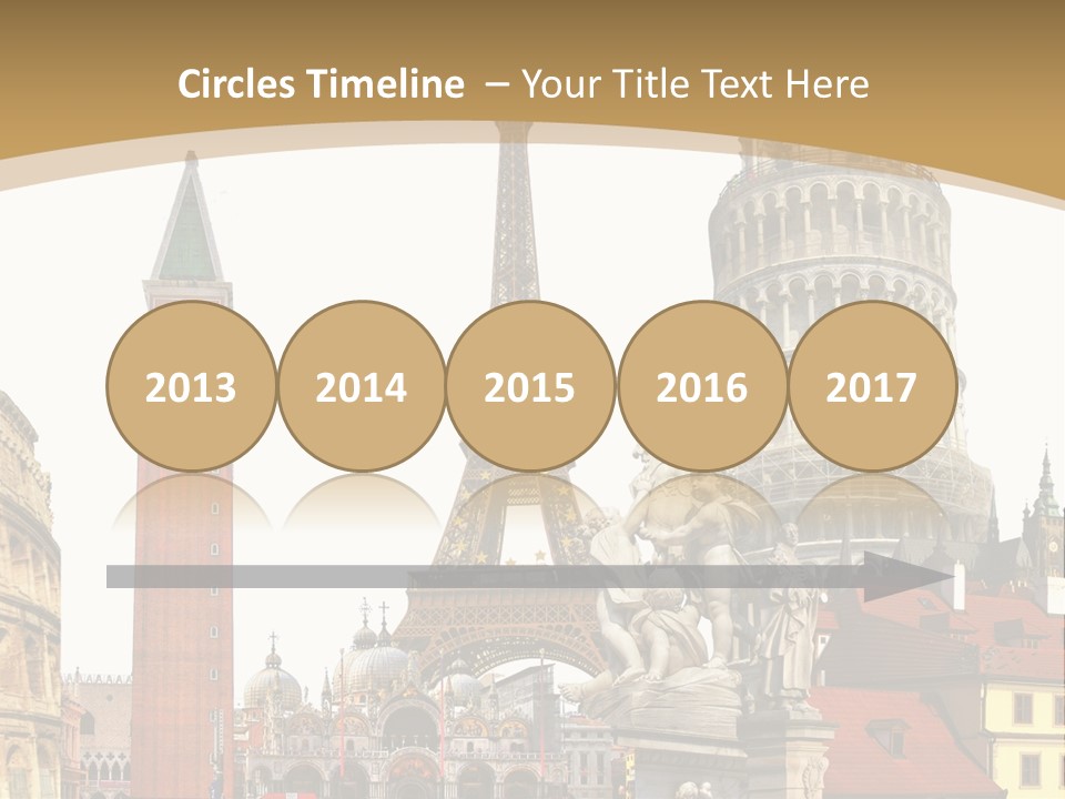 France Old Building PowerPoint Template