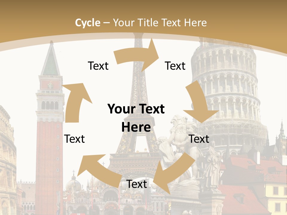 France Old Building PowerPoint Template