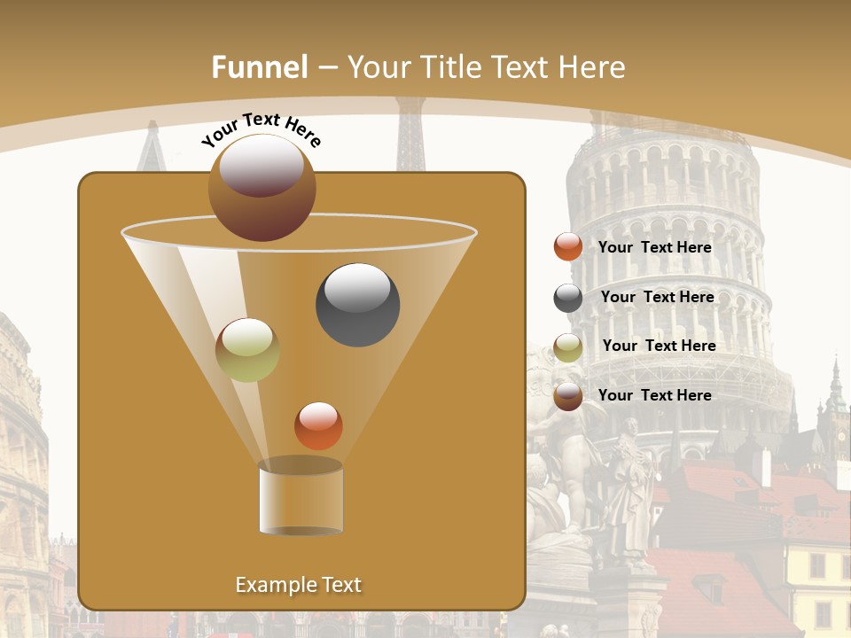 France Old Building PowerPoint Template