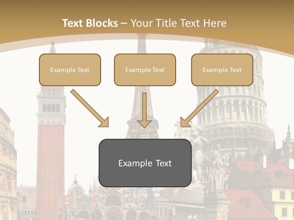 France Old Building PowerPoint Template