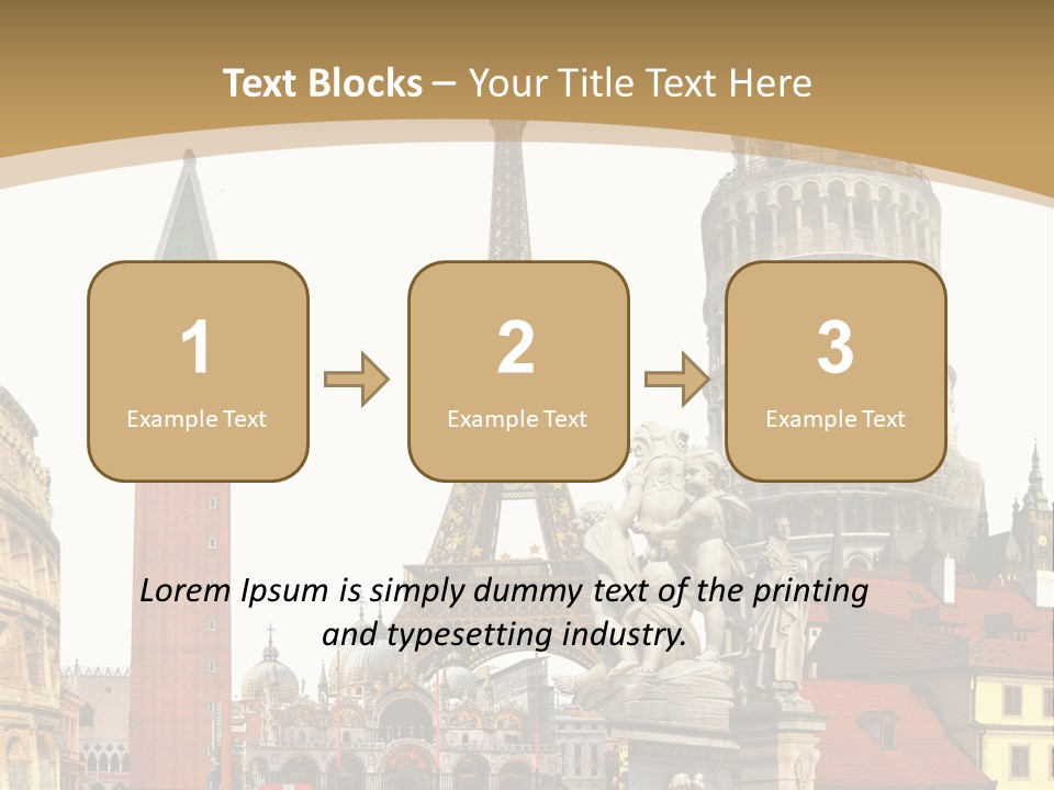 France Old Building PowerPoint Template