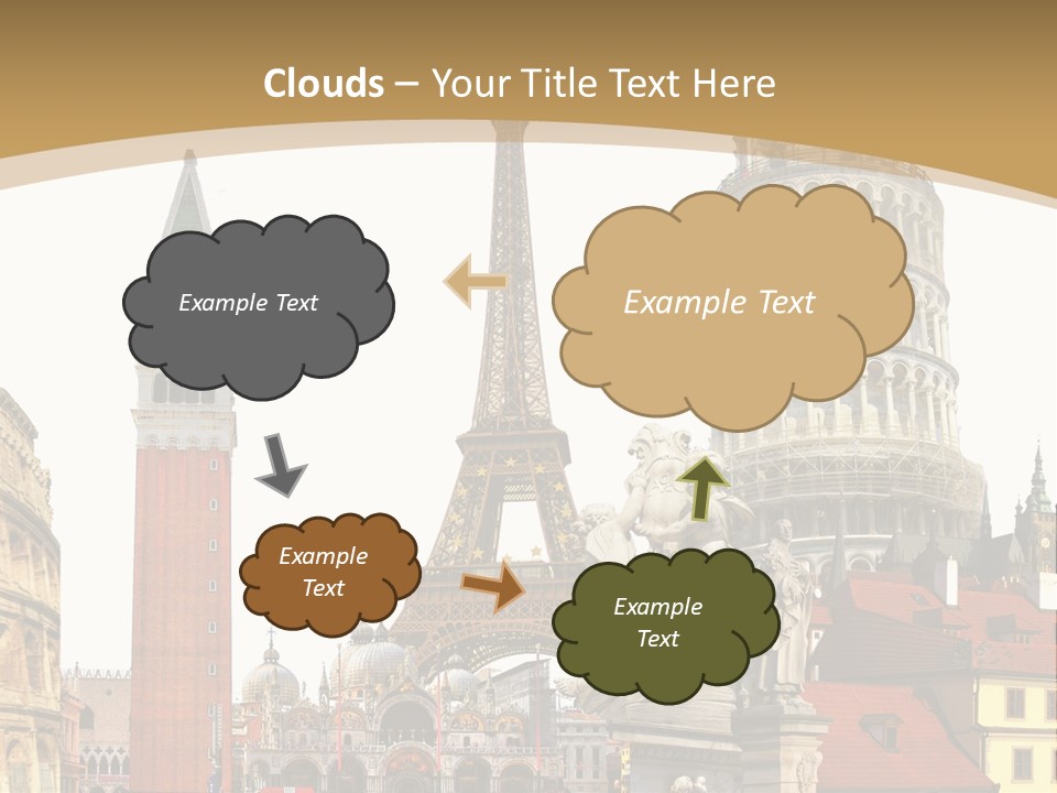 France Old Building PowerPoint Template