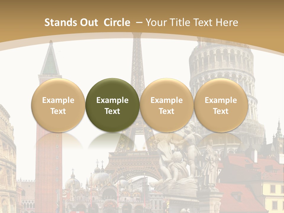 France Old Building PowerPoint Template