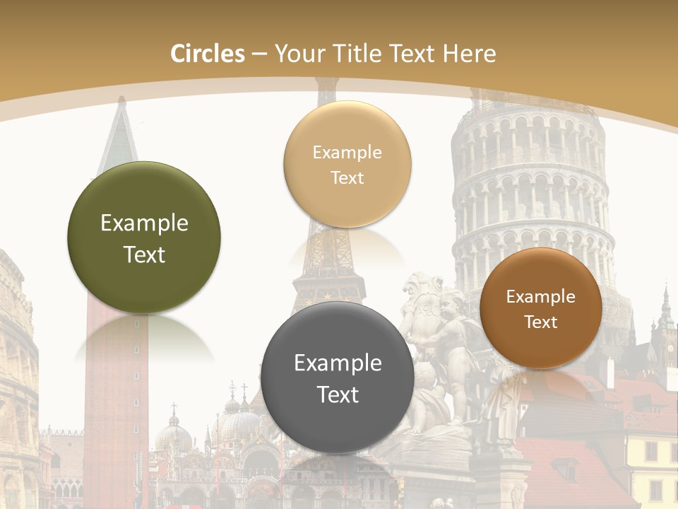 France Old Building PowerPoint Template