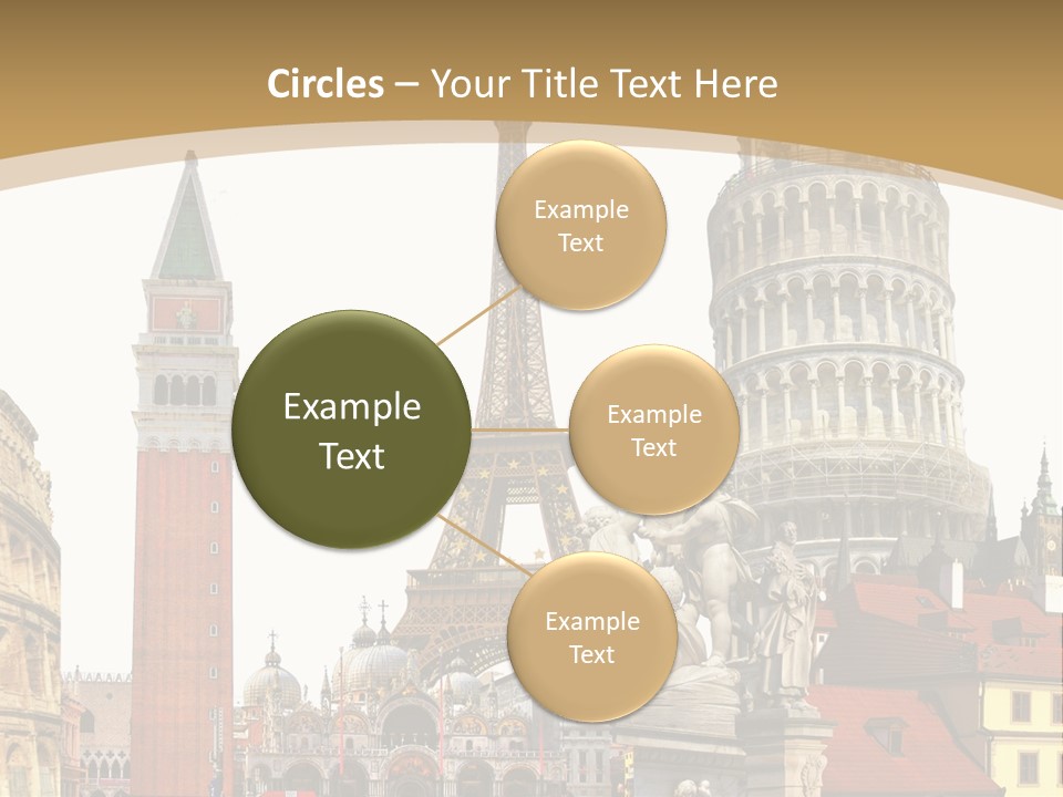 France Old Building PowerPoint Template