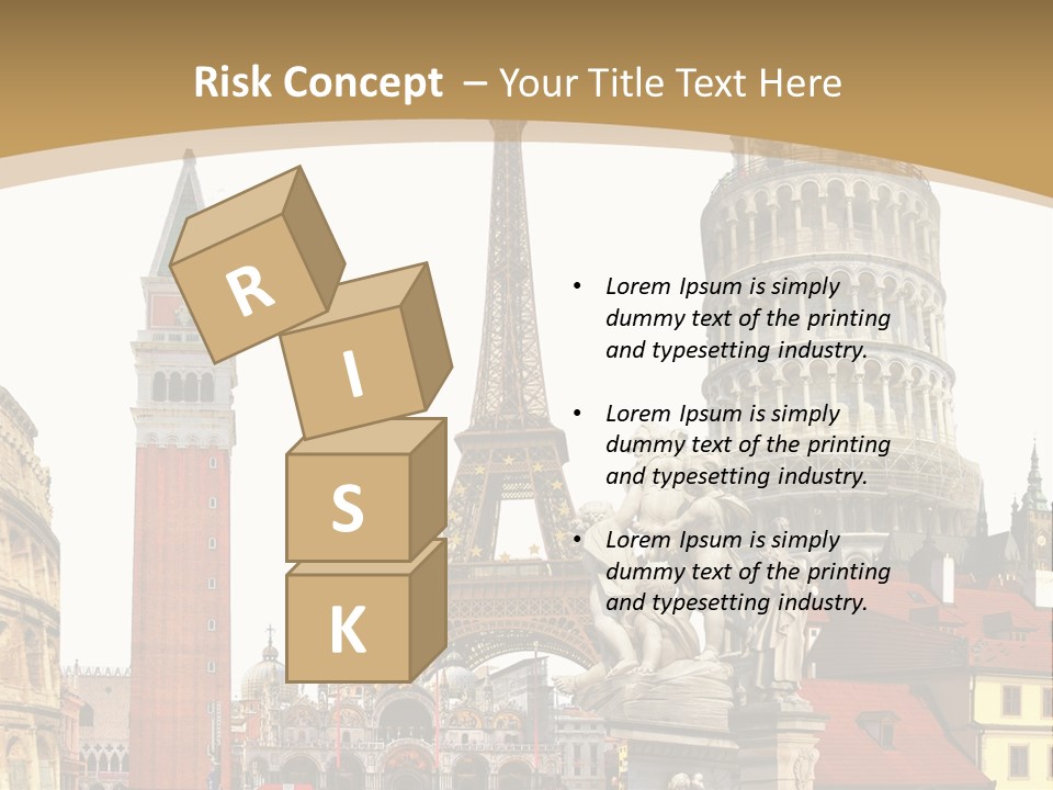 France Old Building PowerPoint Template