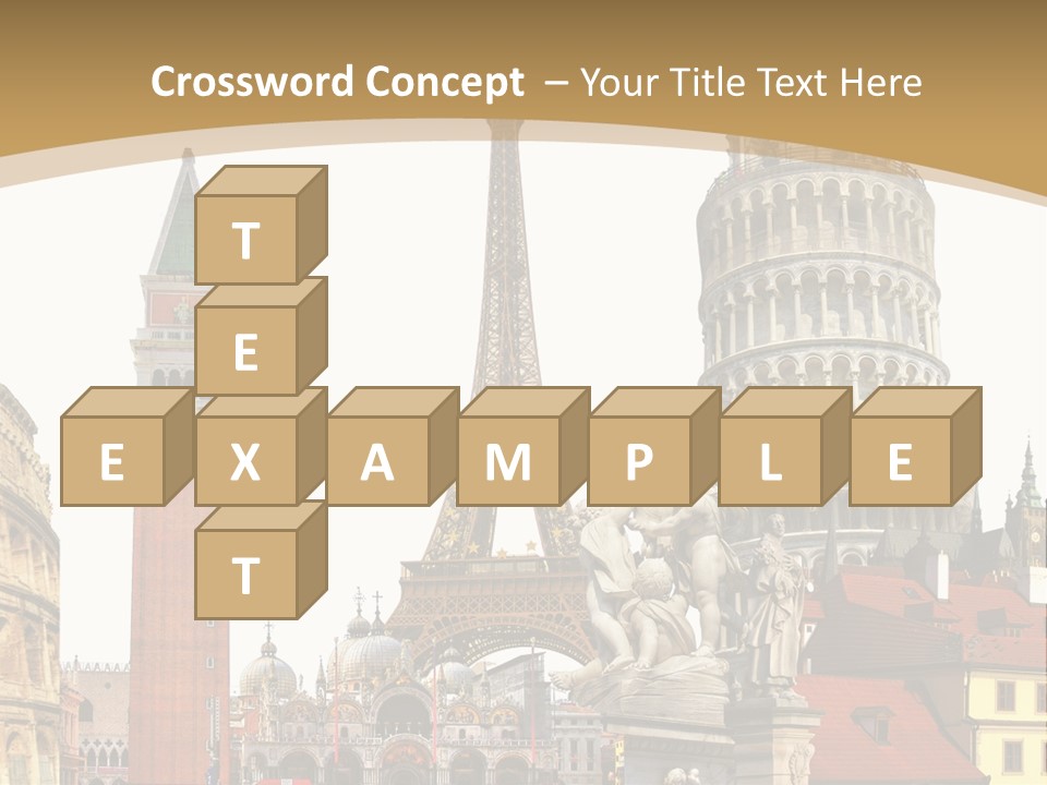 France Old Building PowerPoint Template