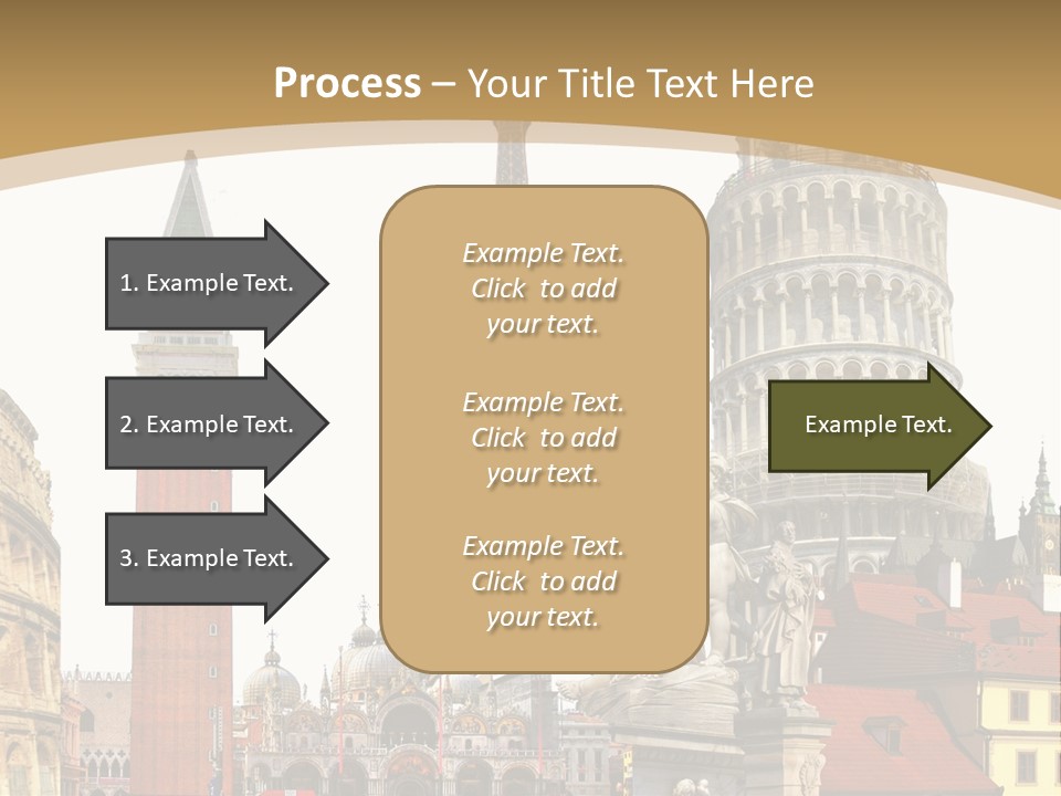 France Old Building PowerPoint Template