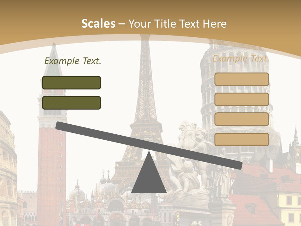 France Old Building PowerPoint Template