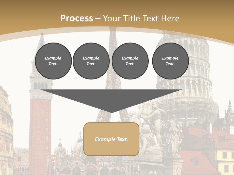 France Old Building PowerPoint Template