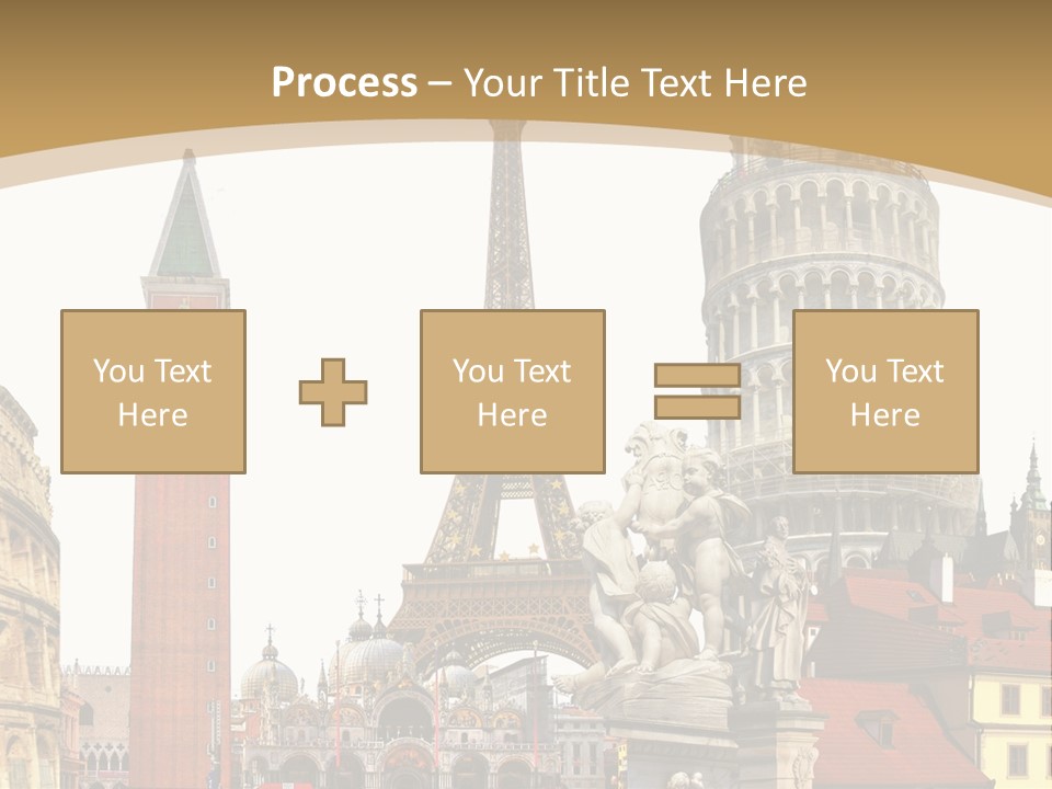 France Old Building PowerPoint Template