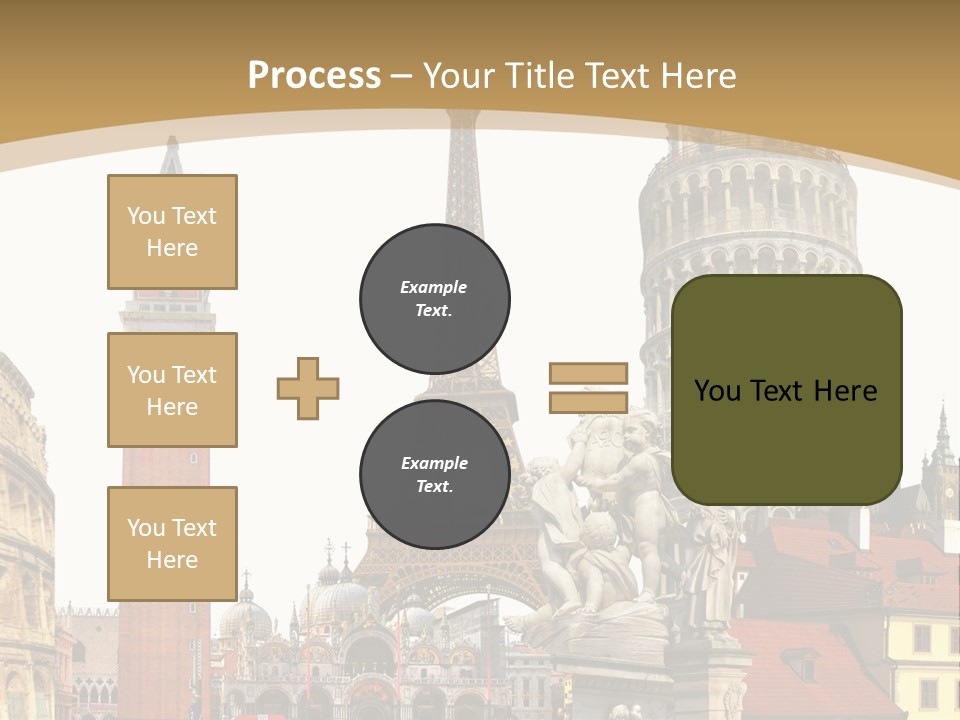 France Old Building PowerPoint Template