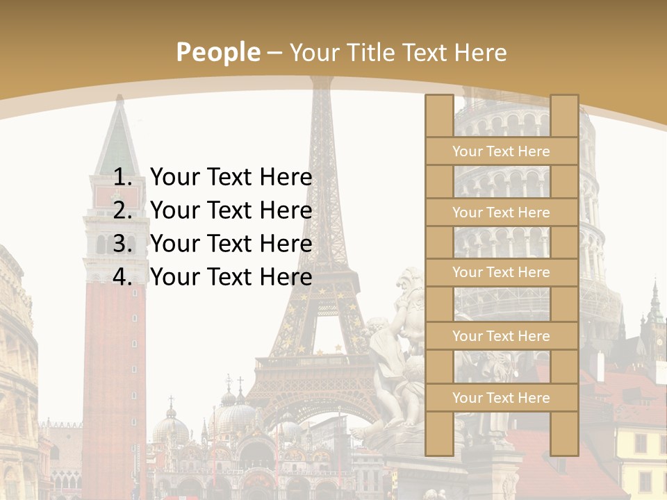 France Old Building PowerPoint Template