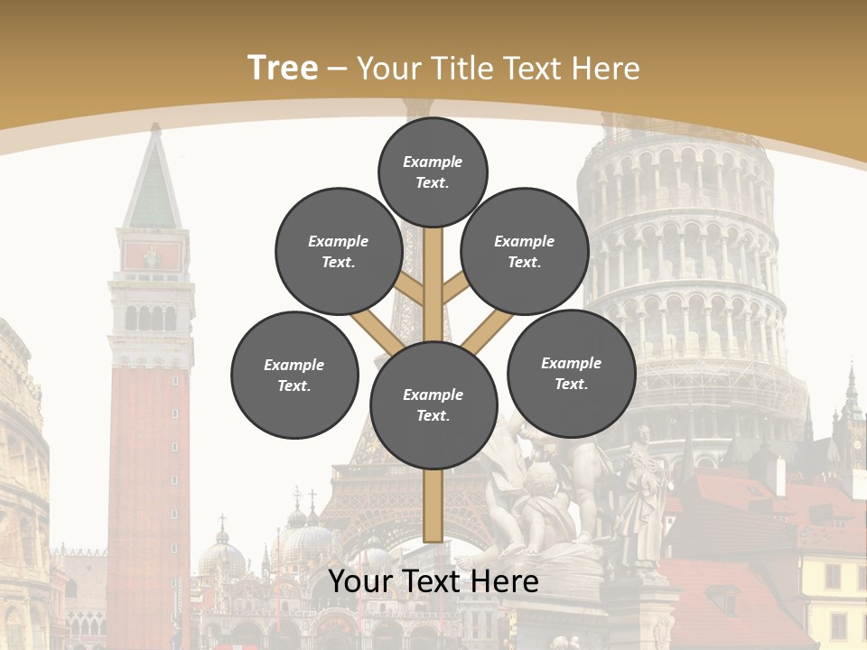 France Old Building PowerPoint Template