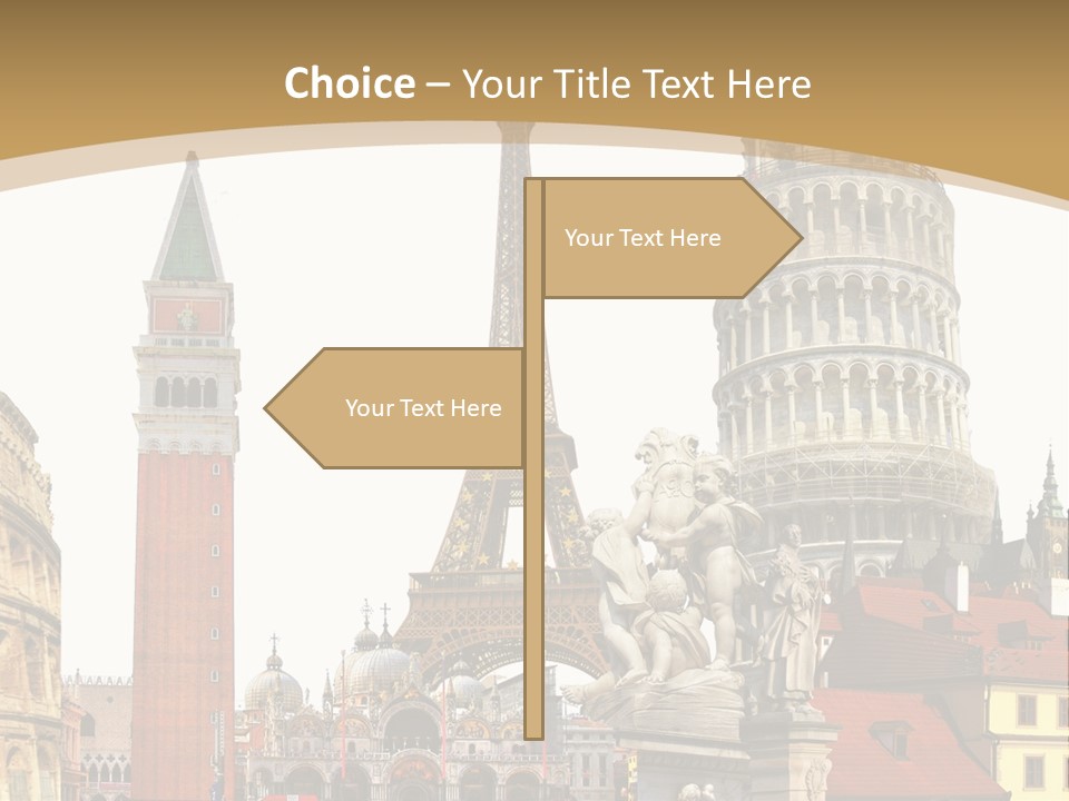 France Old Building PowerPoint Template