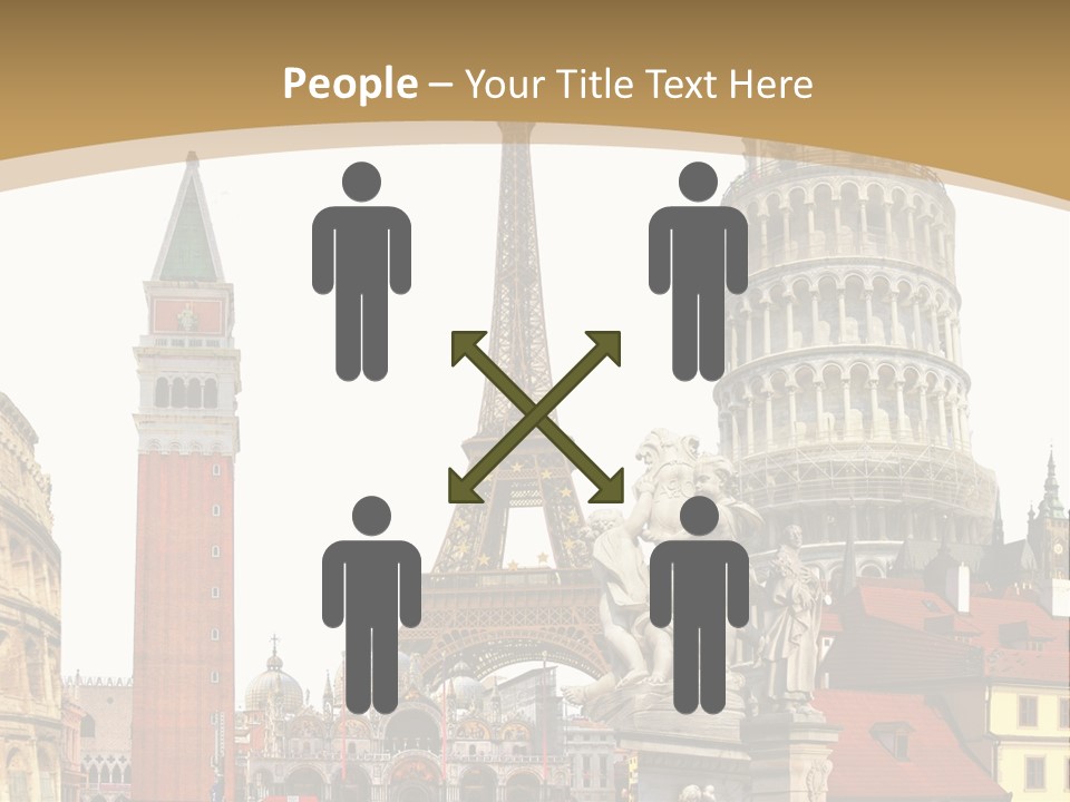 France Old Building PowerPoint Template