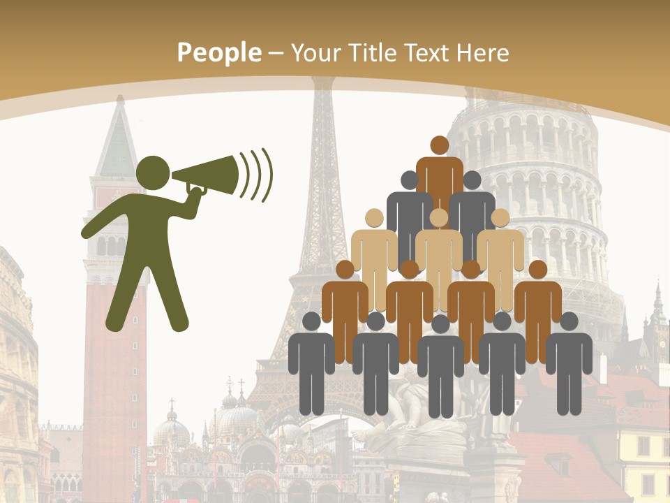 France Old Building PowerPoint Template