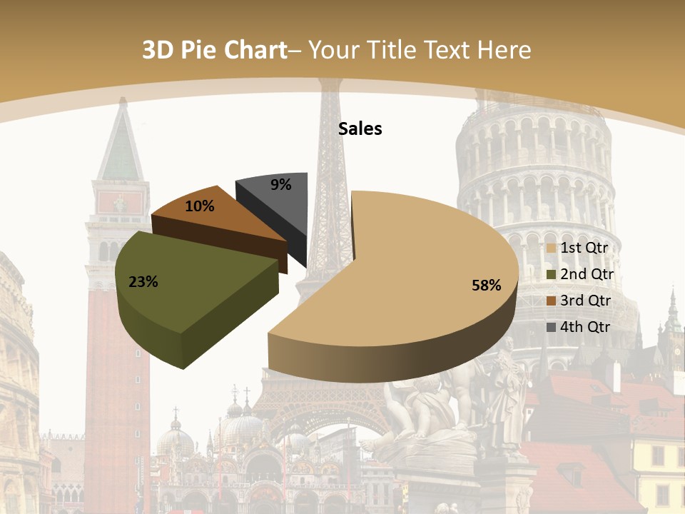 France Old Building PowerPoint Template