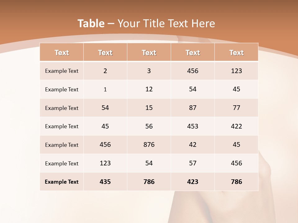 Beautiful Wellness Natural PowerPoint Template