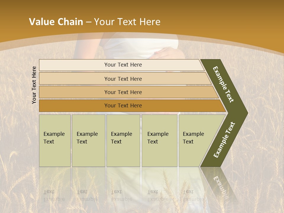 Health Female Belly PowerPoint Template