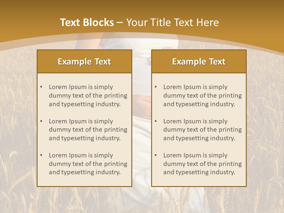 Health Female Belly PowerPoint Template