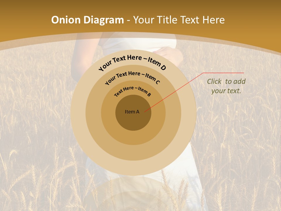 Health Female Belly PowerPoint Template