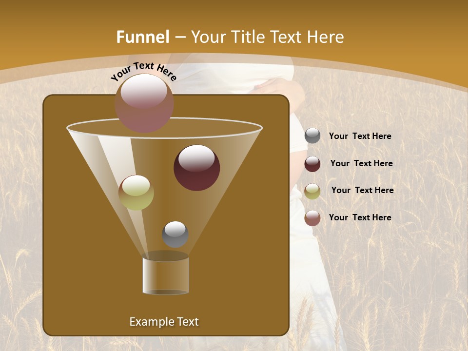 Health Female Belly PowerPoint Template