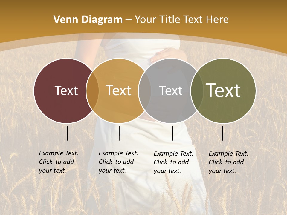 Health Female Belly PowerPoint Template