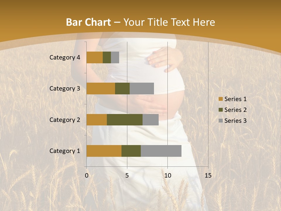 Health Female Belly PowerPoint Template