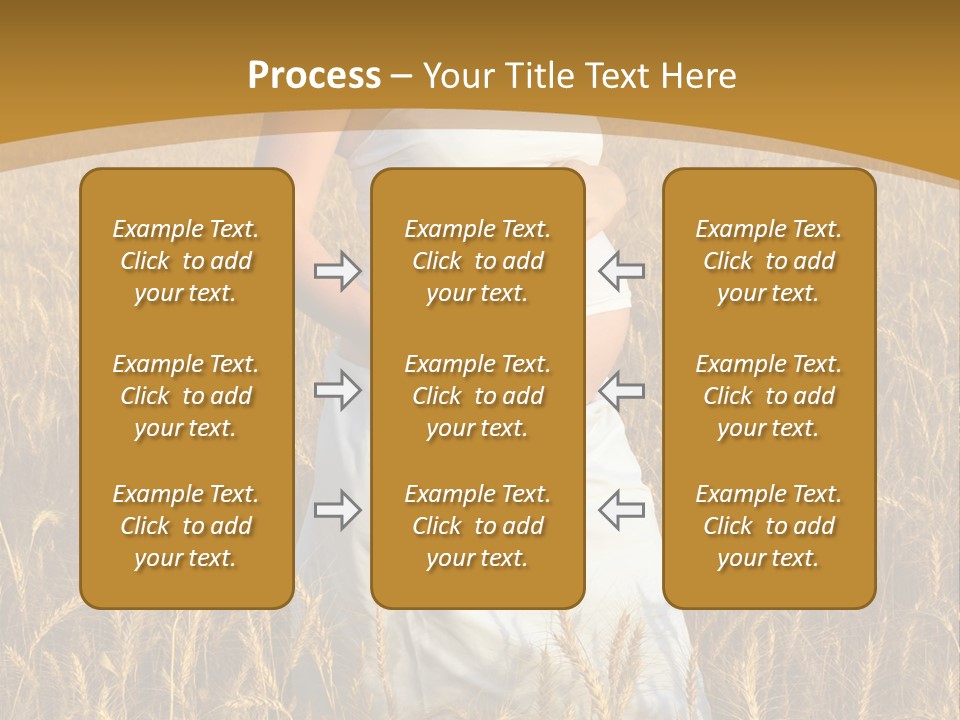 Health Female Belly PowerPoint Template