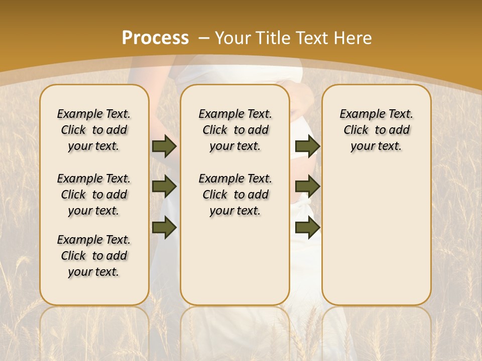 Health Female Belly PowerPoint Template