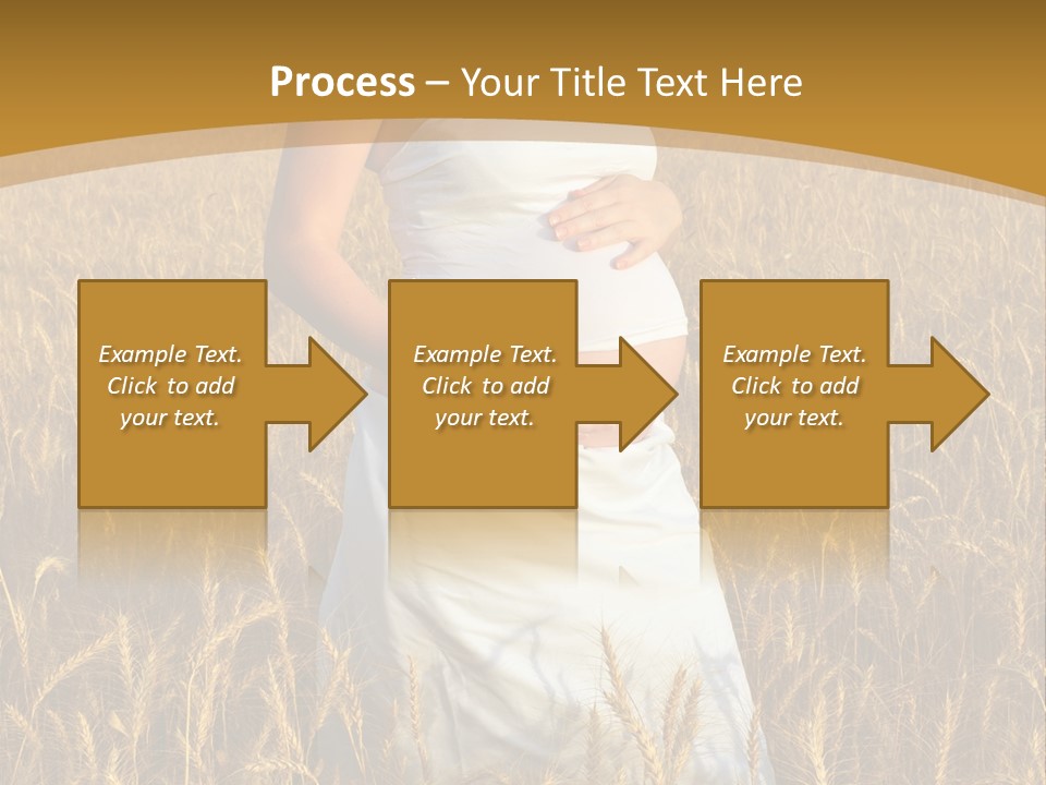 Health Female Belly PowerPoint Template