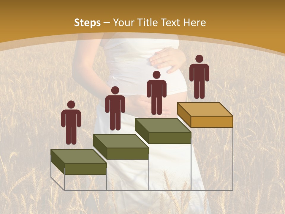 Health Female Belly PowerPoint Template