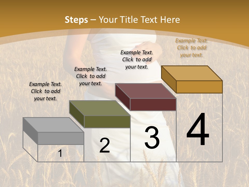 Health Female Belly PowerPoint Template