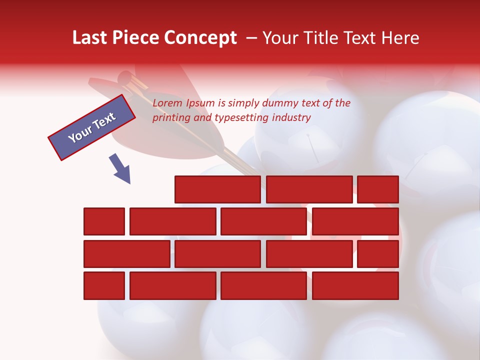 Pyramid Illustration Render PowerPoint Template