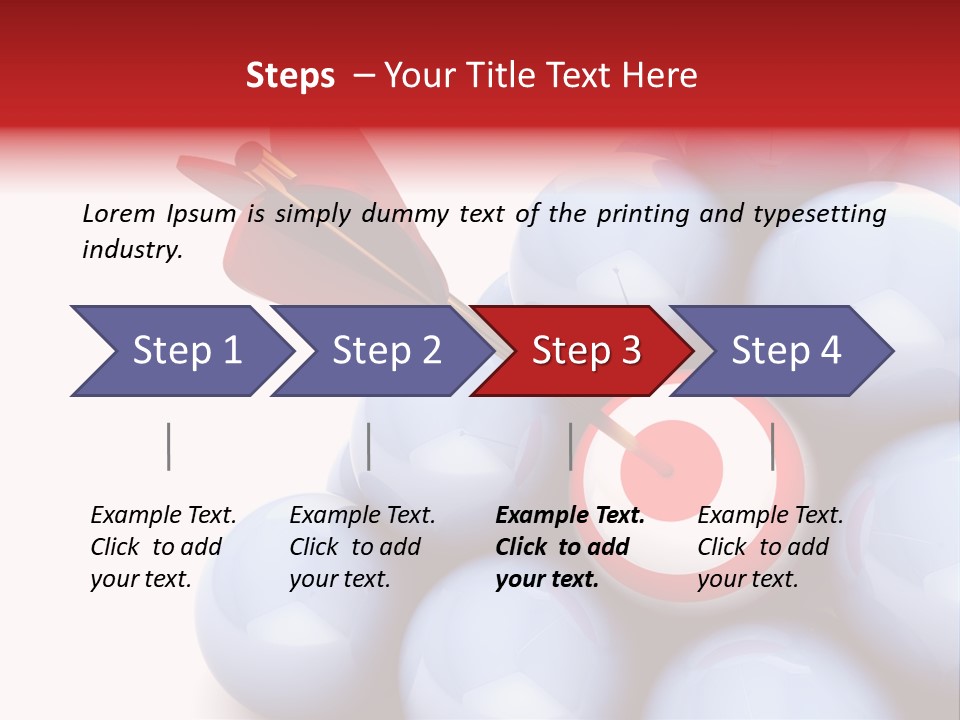 Pyramid Illustration Render PowerPoint Template