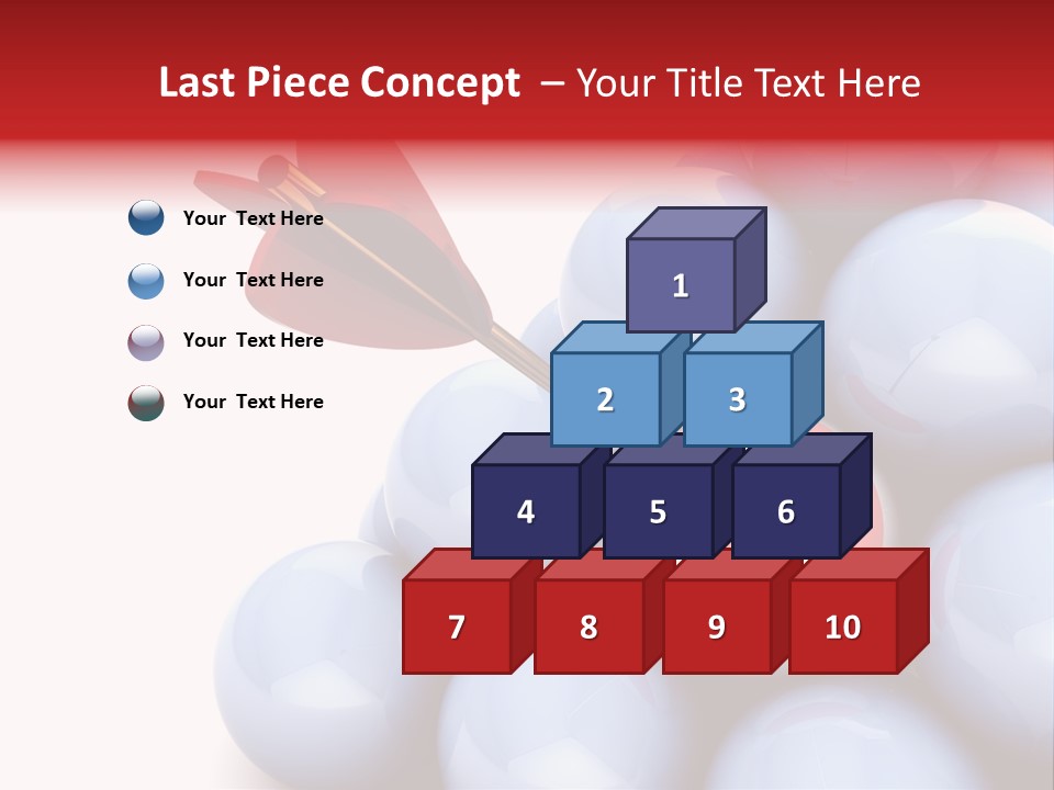 Pyramid Illustration Render PowerPoint Template