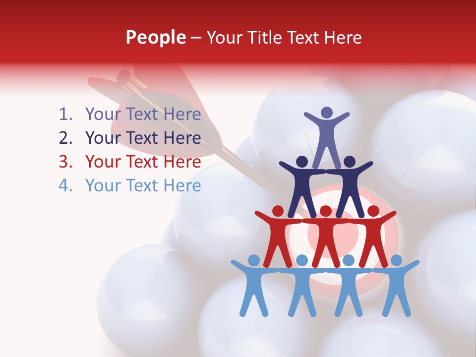 Pyramid Illustration Render PowerPoint Template