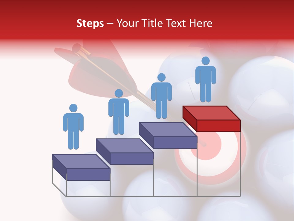 Pyramid Illustration Render PowerPoint Template