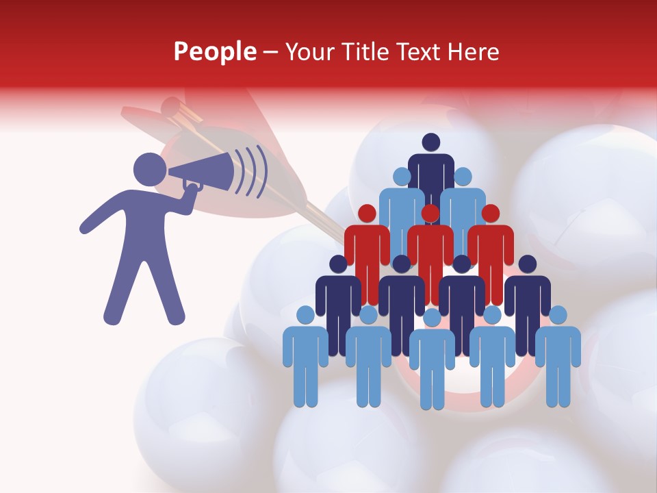 Pyramid Illustration Render PowerPoint Template