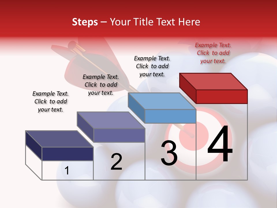 Pyramid Illustration Render PowerPoint Template