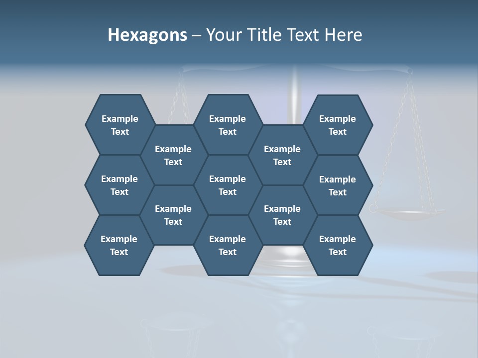 Brass Scale Concept Measurement PowerPoint Template