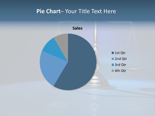 Brass Scale Concept Measurement PowerPoint Template