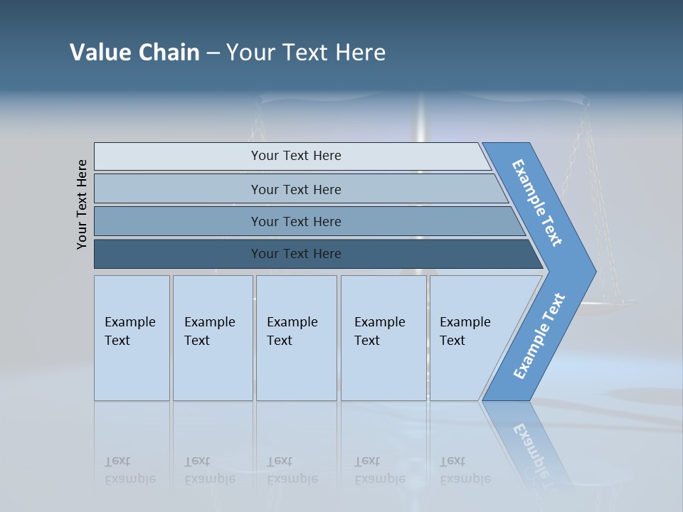 Brass Scale Concept Measurement PowerPoint Template